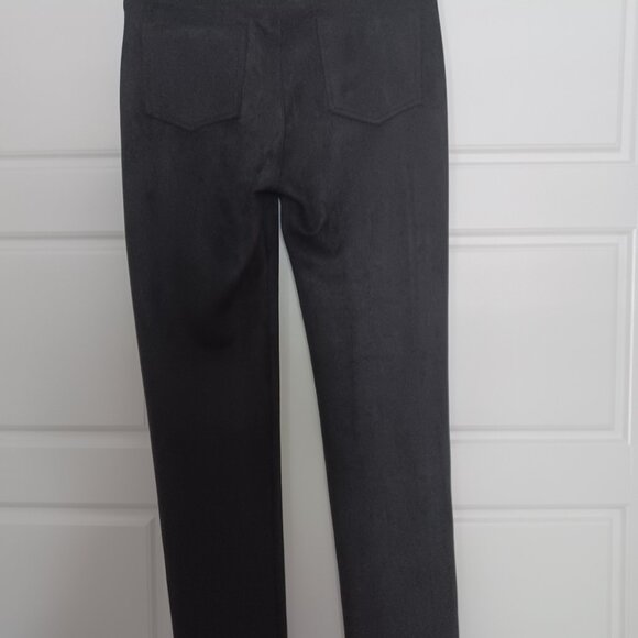 Grayse by Kelly and Marie Gray faux suede 5 pocket pant - Picture 2 of 5